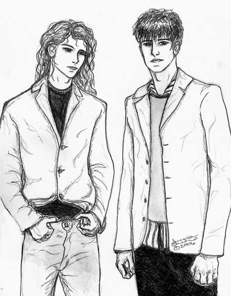 Galen & Eli - Into the Beyond Character sketch