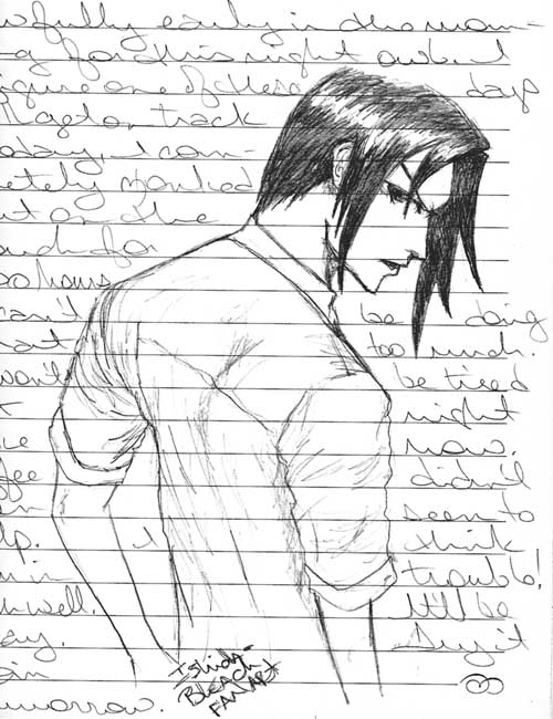 Ishida from Bleach - a fan sketch