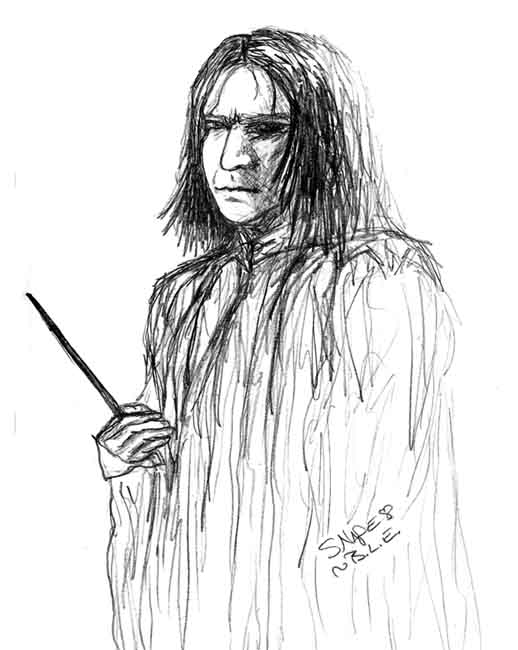 Prof. Snape from Harry Potter